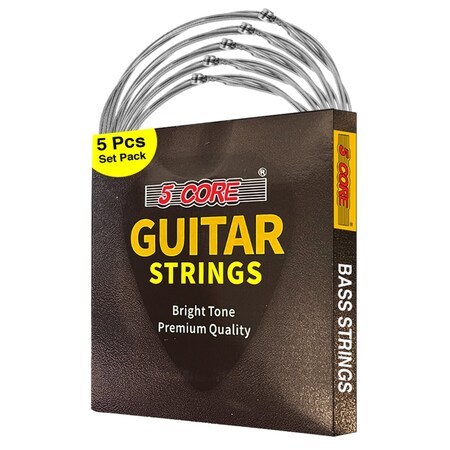 5 Core Electric Bass Strings Set 5 String 0.01-0.48 Pure Nickel Guitar Strings GS EL BSS 5PCS